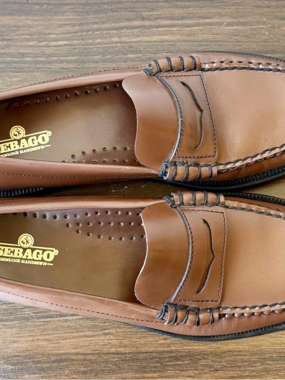 EUC•Sebago Classic Dan Women’s 8.5 loafer• light brown•$275 - Picture 4 of 7